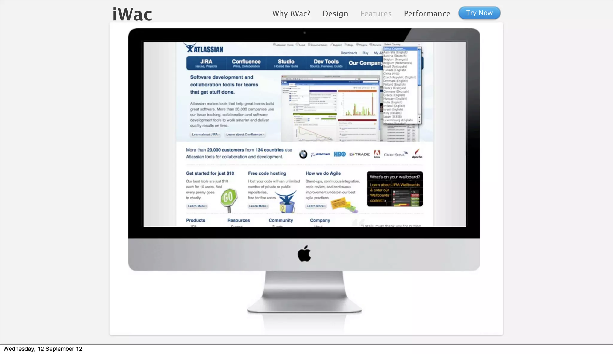 iWac   Why iWac?   Design   Features   Performance   Try Now




Wednesday, 12 September 12
 