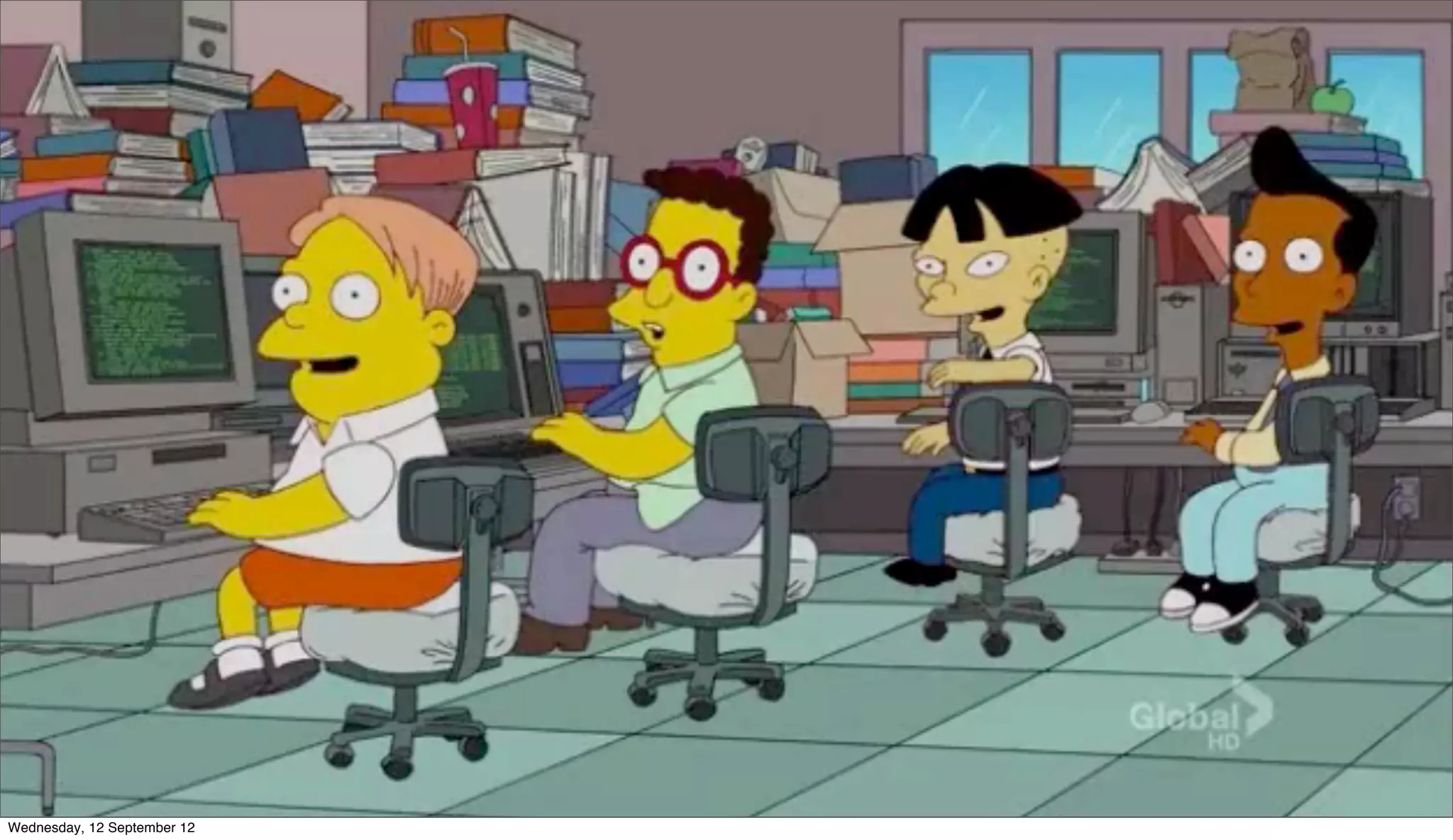 Wednesday, 12 September 12
 