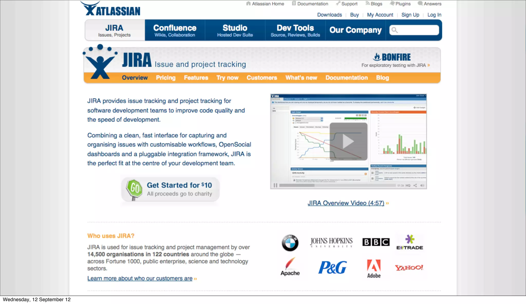 Wednesday, 12 September 12
 