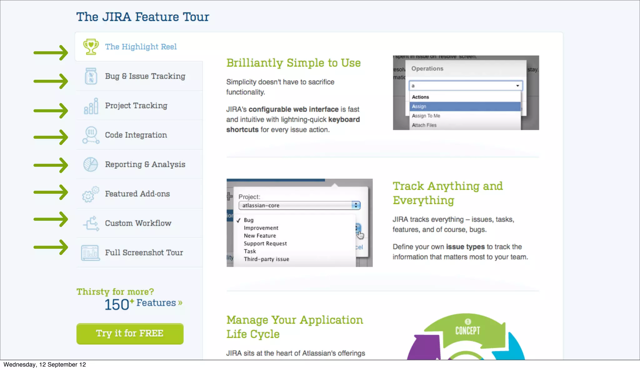 Wednesday, 12 September 12
 