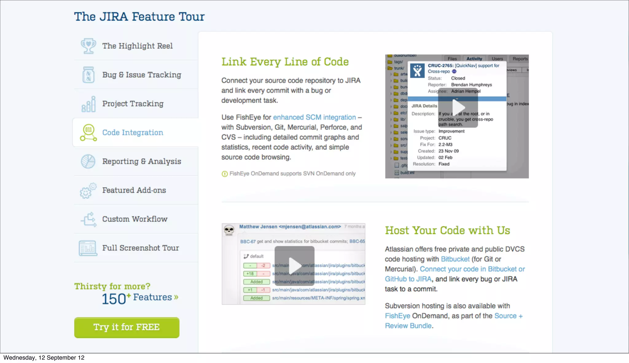 Wednesday, 12 September 12
 