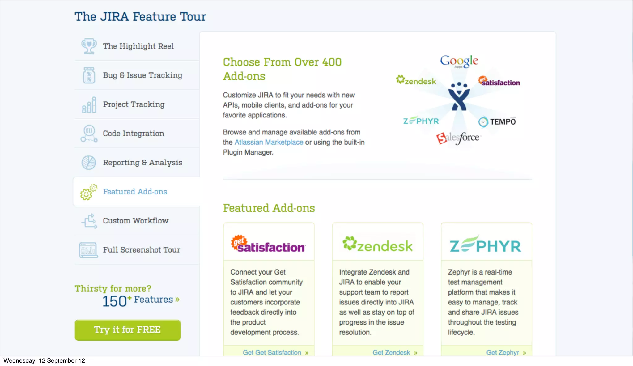 Wednesday, 12 September 12
 