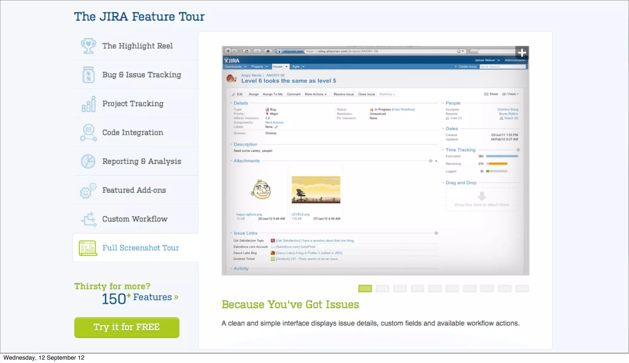 Wednesday, 12 September 12
 