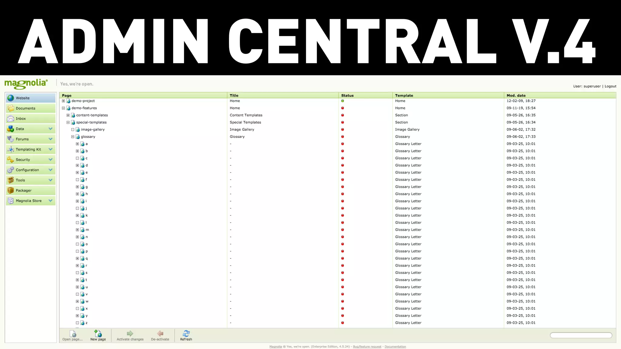 ADMIN CENTRAL V.4
 