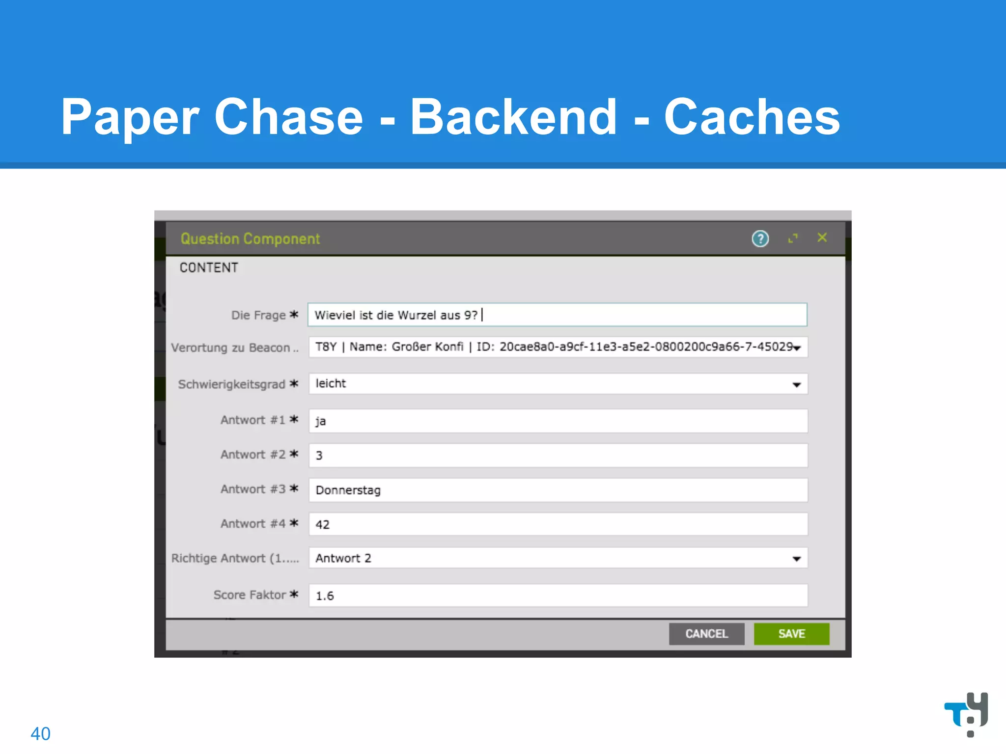 Paper Chase - Backend - Caches
40
 