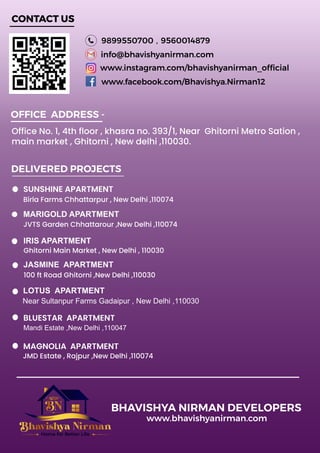 5 Benefits: 2 BHK, 3 BHK, 4 BHK Builder Floor in Chattarpur | Builder Floor In Chattarpur