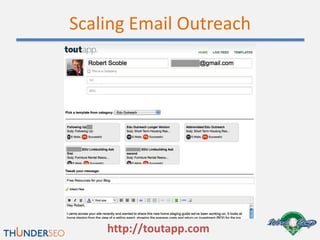 Scaling Email Outreach




    http://toutapp.com
 