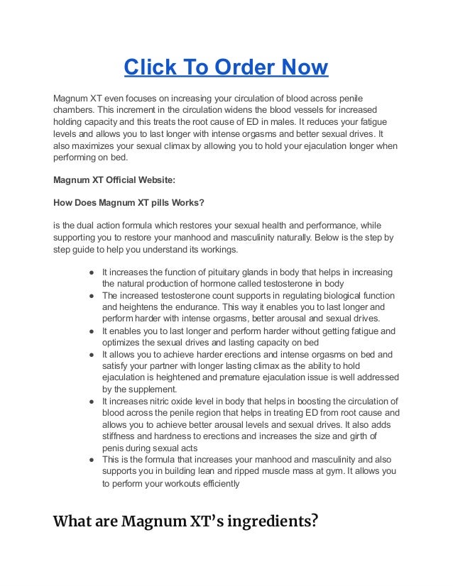 Magnum xt reviews any side effects-my personal Magnum xt reviews any side effects-my personal