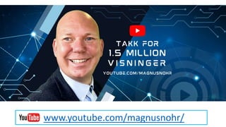 www.youtube.com/magnusnohr/
 