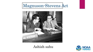Magnuson-Stevens Act
Ashish sahu
 