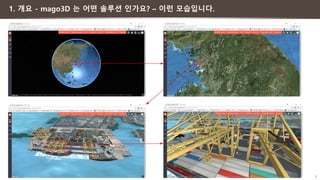 8
1. 개요 - mago3D 는 어떤 솔루션 인가요? – 이런 모습입니다.
 