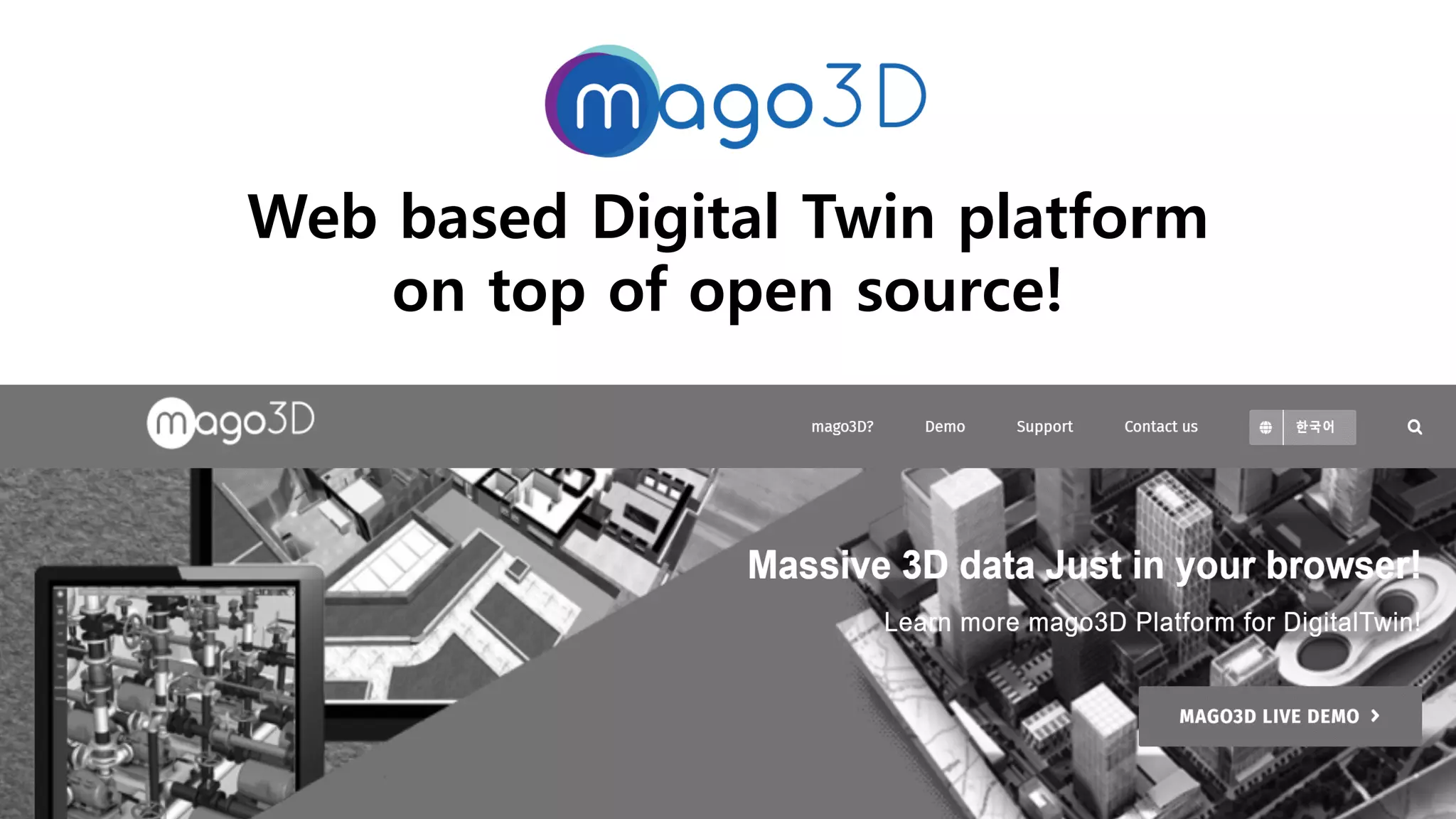 Web based Digital Twin platform
on top of open source!
 
