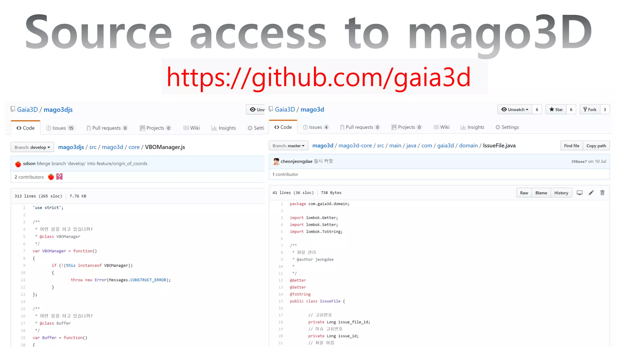 https://github.com/gaia3d
 