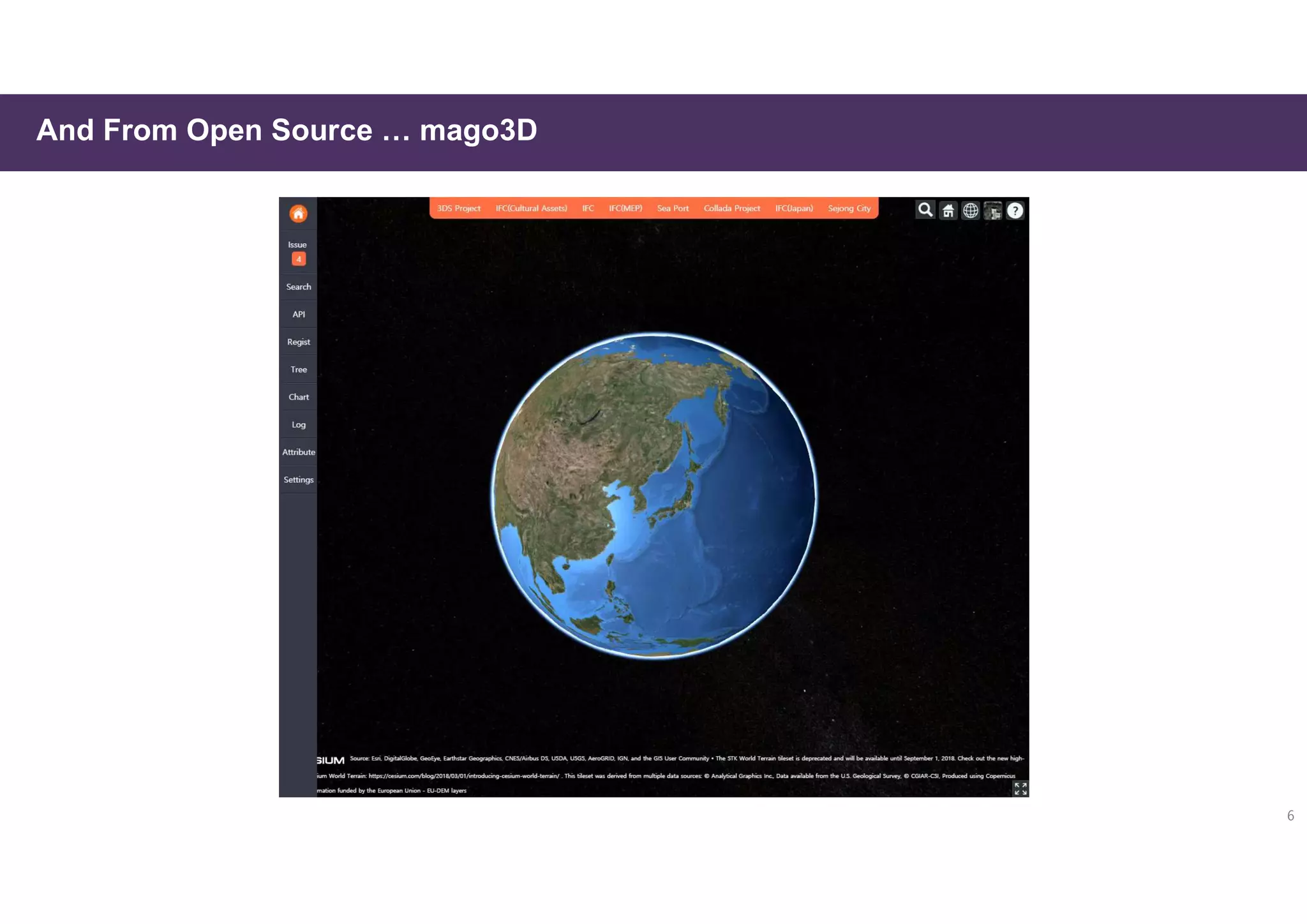 6
And From Open Source … mago3D
 
