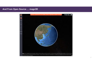6
And From Open Source … mago3D
 