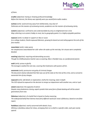 Magoosh gre 1000 words [www.onlinebcs.com] | PDF