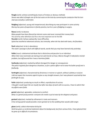 Magoosh gre 1000 words [www.onlinebcs.com] | PDF