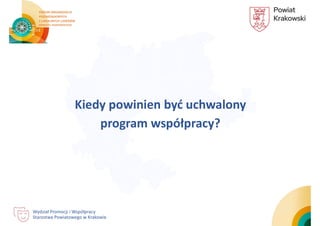 Małgorzta Zieć - Program współpracy powiatu krakowskiego z organizacjami pozarządowymi.pdf