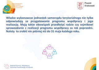 Małgorzta Zieć - Program współpracy powiatu krakowskiego z organizacjami pozarządowymi.pdf