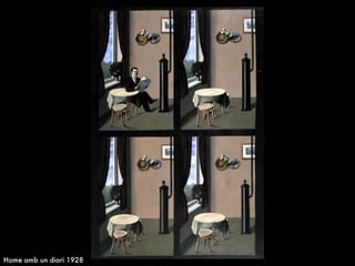 Home amb un diari 1928 