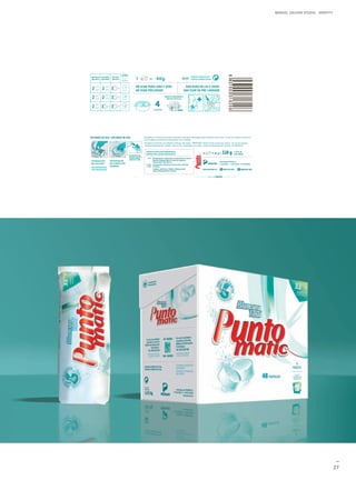 MANUEL GALDON STUDIO. IDENTITY




                                                                                                                                   BOLSITAS
                                                                                                                           INDIVIDUALES CON
                                                                                                                              DOS PASTILLAS




                                                                                                                                                                             8 437 0 0 2 3 1 8 2 0 8
                                                                                                                           CÓDIGO ENVASADO
                                                     1               = 40g
Agua Blanda Agua Media    Agua Dura
Agua Macia Agua Mèdia     Agua Dura                                                                             0539       CÓDIGO EMBALAGEN
                                       4,5

                                                     NO USAR PARA LANA Y SEDA                                     NAO USAR EN LAS E SEDAS
 2           2            3                          NO USAR PRELAVADO                                           NAO USAR EN PRÉ-LAVAGEM

 2           2            3                                                              PAQUETES INDIVIDUALES
                                                                                           CON DOS PASTILLAS


 2          3             3                                                 4
                                                                           LAVADOS




OPCIONES DE USO / OPCIONES DE USO                              Detergente en Pastillas para lavadora Automática: No ingerir. Manténgase fuera del alcance de los niños. En caso de accidente consultar al
                                                               Servicio Médico de Información Toxicológica. Tel. 915620420
                                                               Detergente em Pastillas para Máquina de Roupa: Nāo ingerir. IMPORTANTE: Manter fora do alcance das crianzas. Em caso de ingestāo,
                                                               consultar imediatamente o médico e mostrar-lhe a embalagem ou o rótulo. Centro de Informaçāo Anti-venenos. Tel. 808250143



                                               EXTRAER LAS
                                                                 CONTIENE ENTRE OTROS INGREDIENTES:
                                                                 CONTÉM ENTRE OUTROS INGREDIENTES:                                         8          X 40 g =     320 g                                 C.N.S.M
                                                                                                                                                                                                         PESO LÍQUIDO
                                               PASTILLAS DEL
                                               ENVOLTORIO         <5% Blanqueantes oxigenados, tensioactivos no iónicos
INTRODUCIR               INTRODUCIR
                                               PARA SU USO             Agentes blanqueadores à base de oxigénio,
                                                                       tensoactivos nāo iónicos                                                                 Fabricado por PERSAN S.A.
EN CAJETÍN *             EN FONDO DEL                            5-15% Tensioactivos aniónicos/Tensoactivos aniónicos                                           C/ Pino Albar, 2 – 41016 Sevilla – Tlf. 954998350
                         TAMBOR                                  >30% Fosfatos
*RECOMENDADO
*RECOMENDADO                                                           Enzimas, perfumes, linalool, Blanqueantes                          www.persan.es           E 900 210 422                               P 800 834 202
                                                                       ópticos/blanqueadores ópticos.




             TO AL C
          EC
                              AJ
DIR




                                                                                                                                                                                                                          33%+
                                E T ÍN
• DIS




                                                                                                                                                                                                                              AHORA 4
                               L•




                                                                                                                                                                                                                              LAVADOS
       LU
      O




                                 A
            CIÓ N TOT




                                                                                                                                    BOLSITAS
                                                                                                                            INDIVIDUALES CON
                                                                                                                               DOS PASTILLAS
                                                                                                                                                                               8 437 0 0 2 3 1 8 2 0 8




                                                                                                                           CÓDIGO ENVASADO
                                                      1               = 40g
 Agua Blanda Agua Media    Agua Dura
 Agua Macia Agua Mèdia     Agua Dura                                                                            0539       CÓDIGO EMBALAGEN
                                       4,5kg

                                                      NO USAR PARA LANA Y SEDA                                     NAO USAR EN LAS E SEDAS
  2           2           3                           NO USAR PRELAVADO                                           NAO USAR EN PRÉ-LAVAGEM

  2           2           3                                                              PAQUETES INDIVIDUALES
                                                                                           CON DOS PASTILLAS


  2          3            3                                                  4
                                                                           LAVADOS




                                                                                                                                                                                                                                                                          —
                                                                                                                                                                                                                                                                         27
 