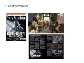 • Call of duty magazine
 