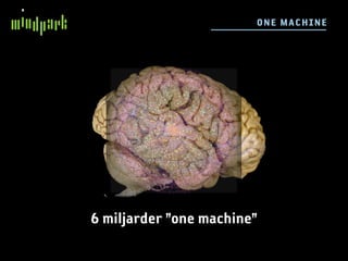 O N E M AC H IN E




6 miljarder ”one machine”
 