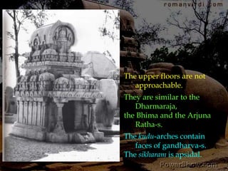 Right next to this monolith stands a large elephant, carved out of stone. Is it carved next the shrine to emphasis its apsidal nature? 