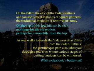 Mahabalipuram Monuments - Part 3 (Rathas)