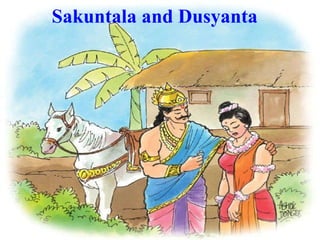 Sakuntala and Dusyanta 