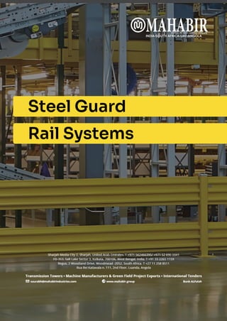 Comprehensive Industrial Safety Solutions with Steel Guard Rail Systems ...