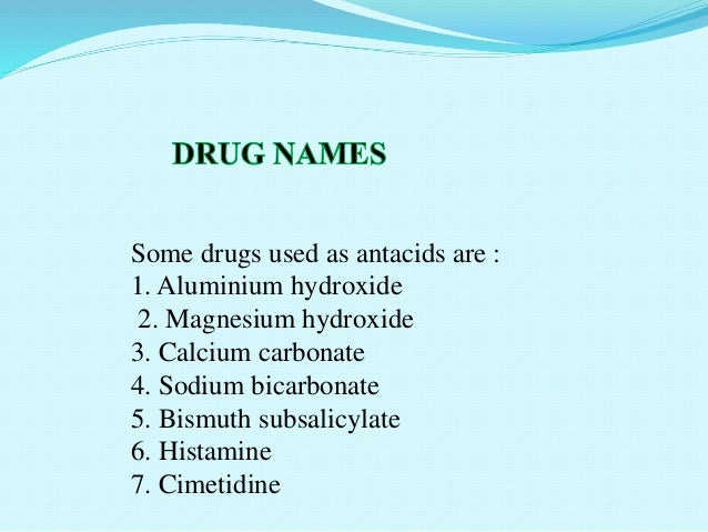 with magnesia milk of ANTACID
