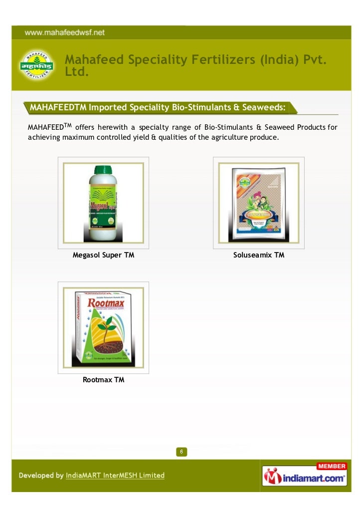 Mahafeed Speciality Fertilizers (India) Pvt. Ltd., Pune, chelated mic…