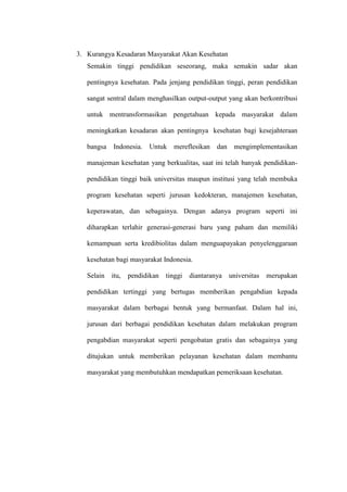 Pada dasarnya kedua solusi di atas telah dilakukan, namun kurangnya komitmen masyarakat dan pemerintah maka mengakibatkan kedua solusi di atas tidak berjalan sesuai dengan harapan.