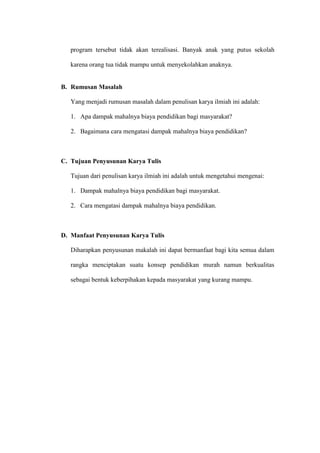 Jones melihat, bahwa pendidikan memiliki suatu kemampuan untuk menyiapkan siswa menjadi tenaga kerja potensial, dan menjadi lebih siap latih dalam pekerjaannya yang akan memacu tingkat produktivitas tenaga kerja, yang secara langsung akan meningkatakan pendapatan nasional. Menurutnya, korelasi antara pendidikan dengan pendapatan tampak lebih signifikan di negara yang sedang membangun. Sementara itu Vaizey melihat pendidikan menjdi sumber utama bakat-bakat terampil dan terlatih. Pendidikan memegang peran penting dalam penyediddan tenaga kerja. Ini harus menjadi dasar untuk perencanaan pendidikan, karena pranata ekonomi membutuhkan tenaga- tenaga terdidik dan terlatih. 