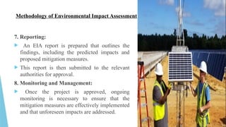 ENVIRONMENTAL IMPACT ASSESSMENT EIA OF SOLAR THERMAL ENERGY | PPTX