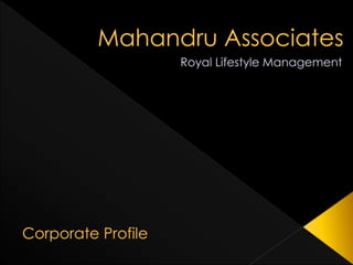 Mahandru lifestyle management