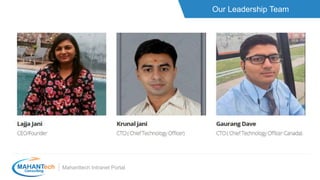 MahantTech Intranet Portal 