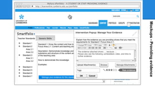 Mockups-Providingevidence
 