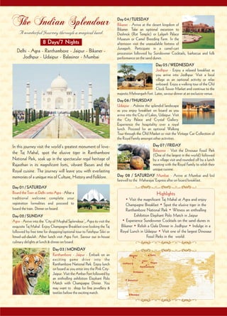 Maharaja express brochure english