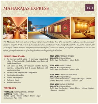Travel India By Maharaja Express Train