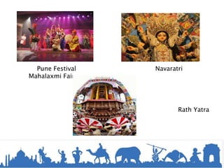 Pune Festival Navaratri
Mahalaxmi Fair
Rath Yatra
 