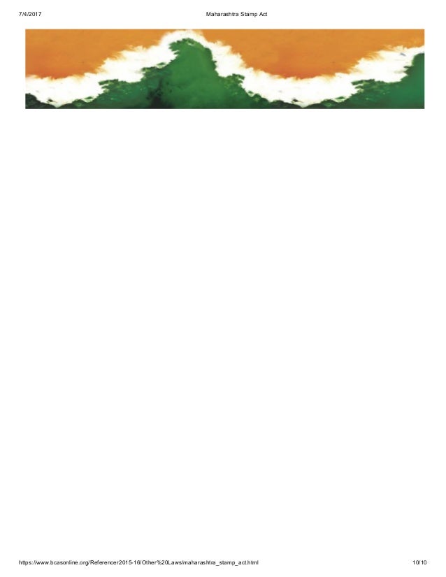 Maharashtra stamp act
