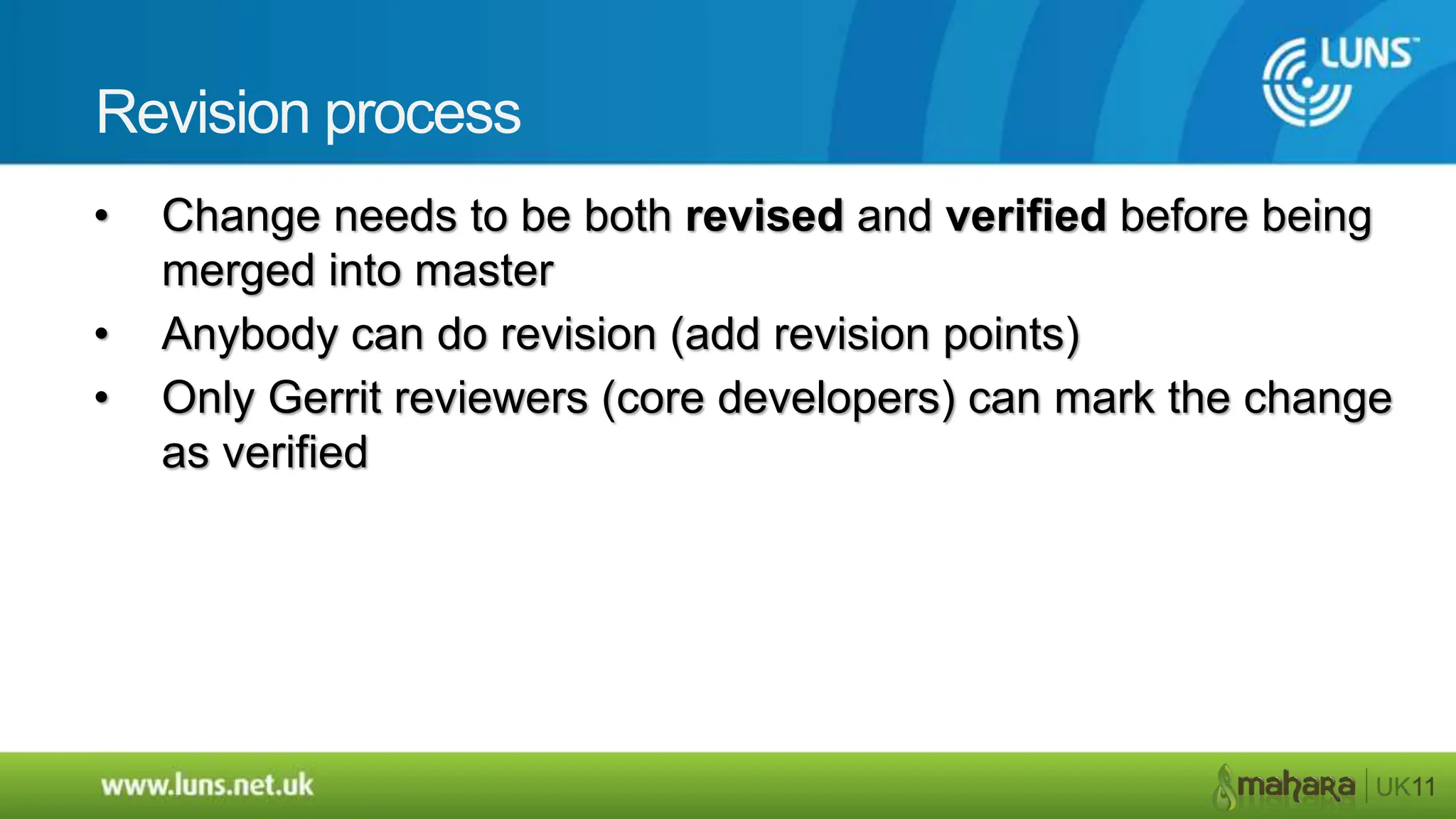 Core developers reviewed and responded with proposed changes