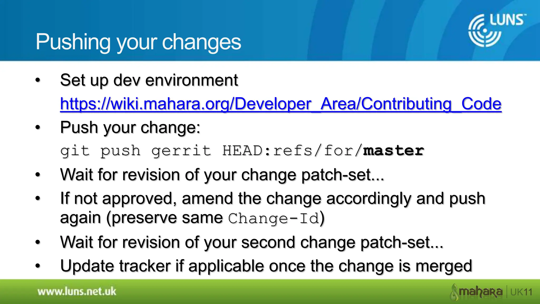 Those who gained reputation became core developers with push permissionChange appears on master repo