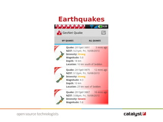 Earthquakes 
 