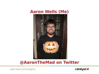 Aaron Wells (Me) 
@AaronTheMad on Twitter 
 