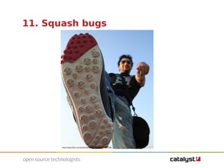 11. Squash bugs 
http://www.flickr.com/photos/82606279@N00/299991298/ 
 