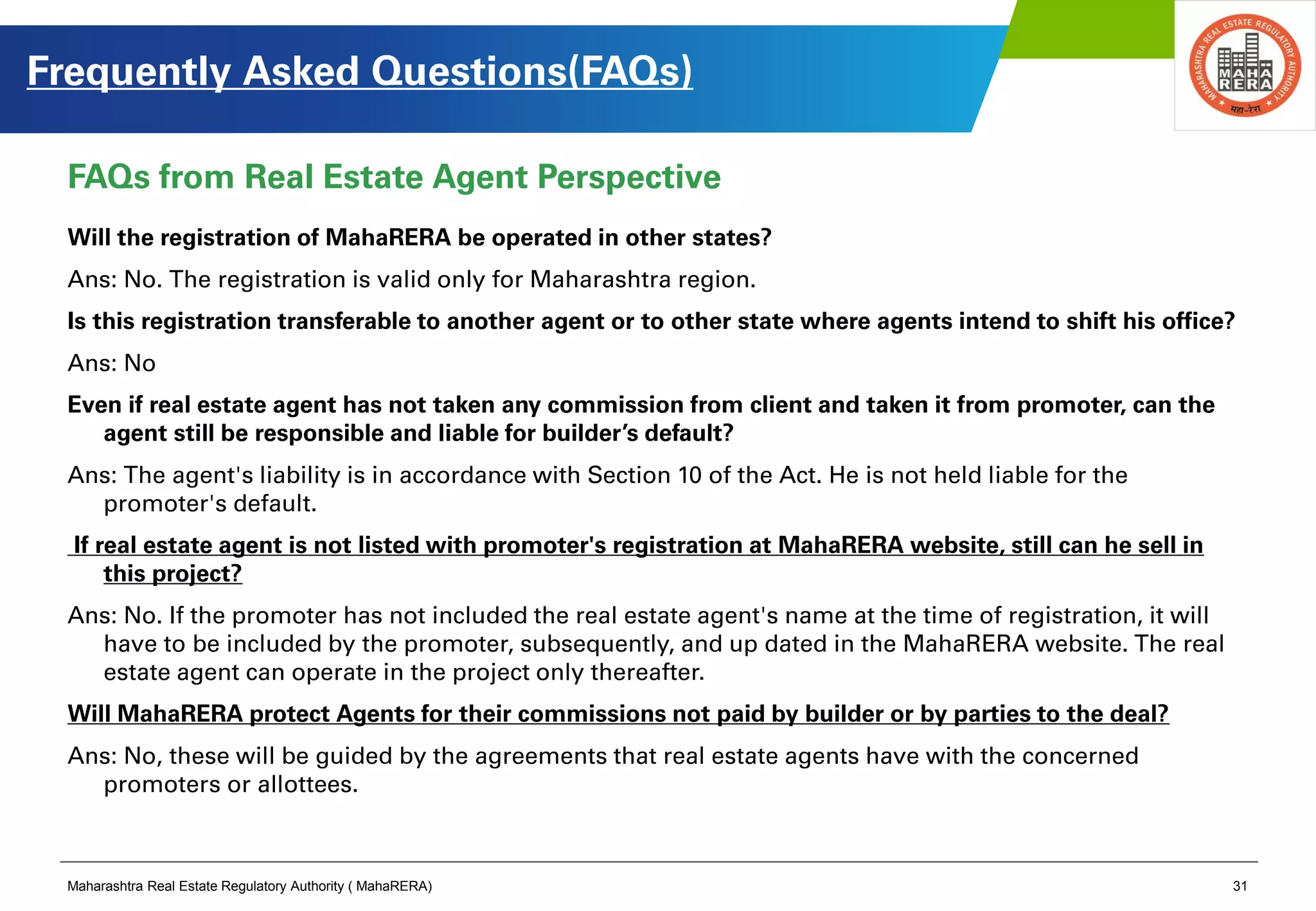 Maha rera overview | PDF
