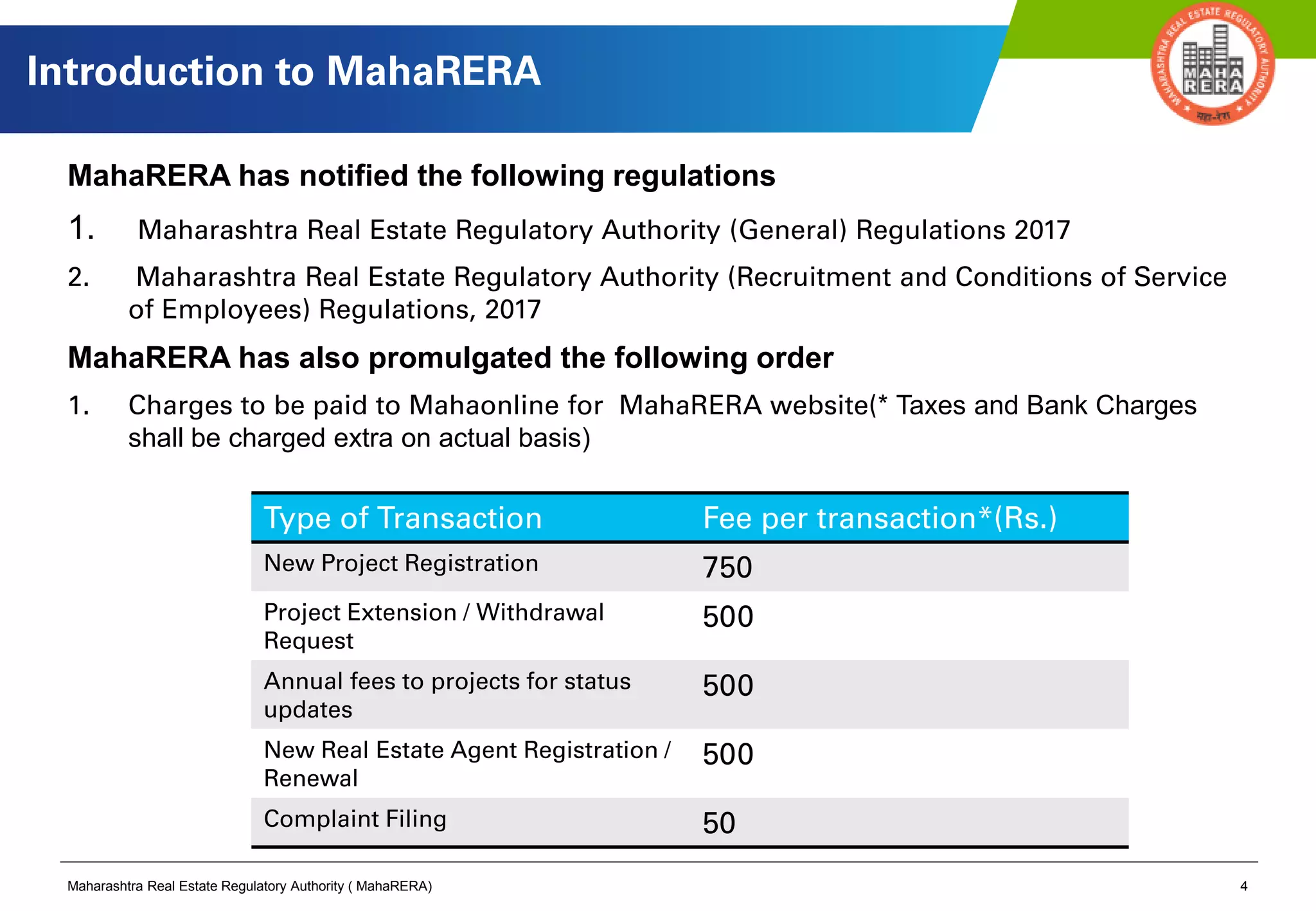 Maha rera overview | PDF